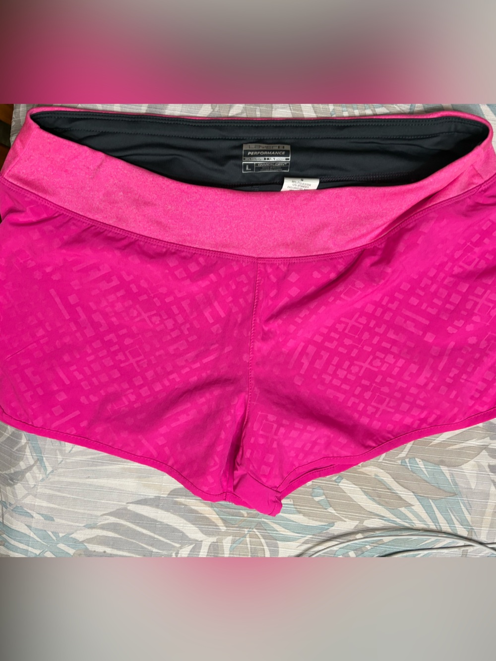 Layer 8 Women's Bright Pink Athletic Shorts